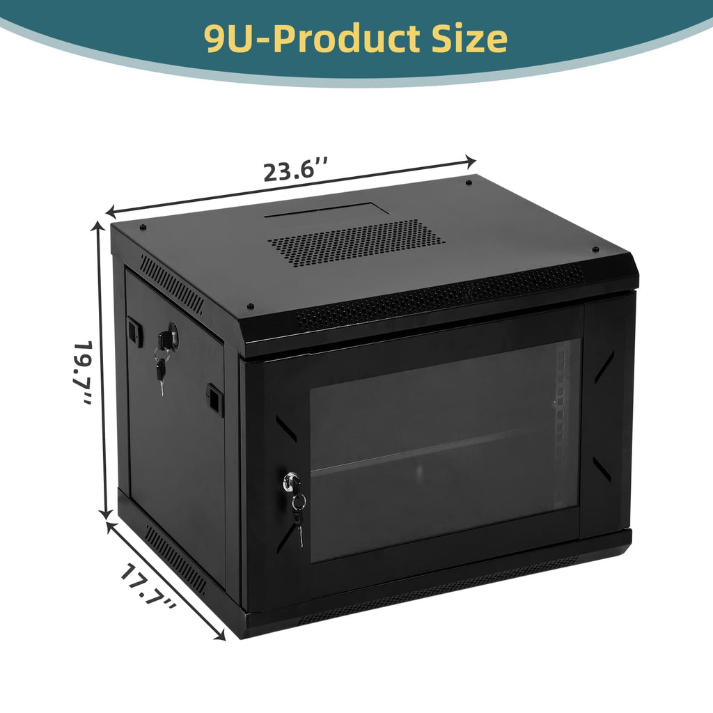 9U Wall Mount Network Cabinet