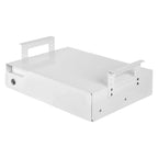Adjustable Lockable Sliding Under Desk Drawer with Tall Brackets
