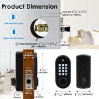 Auto-locking Customizable Code Electronic Door Lock