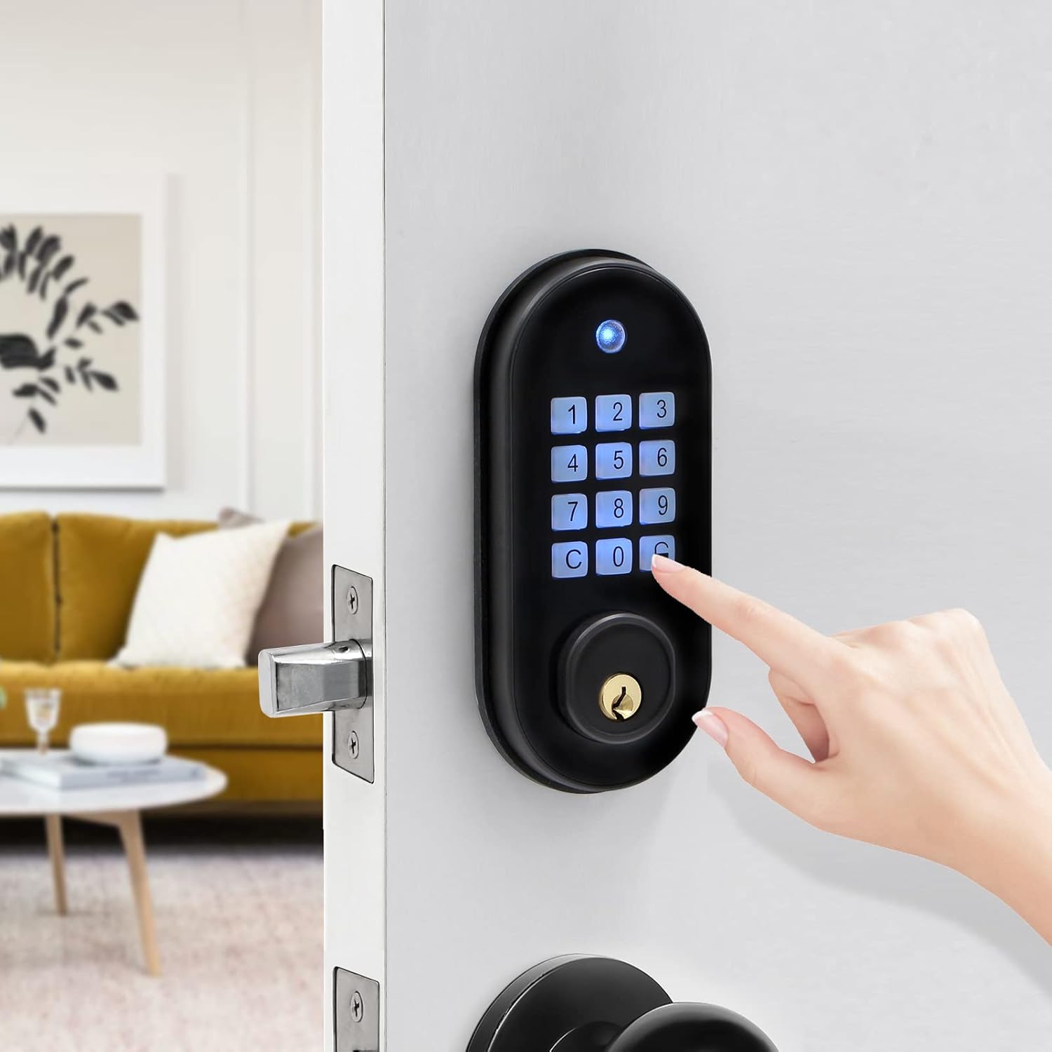 Auto-locking Customizable Code Electronic Door Lock