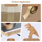 Brown Eco-Friendly Fiber Reinforced Packing Tape