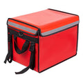 Commercial Red Insulated Bags For Food Delivery XL - 18.1" x 13.8" x 13.8", Waterproof & Foldable Catering Bag Food Deliveries