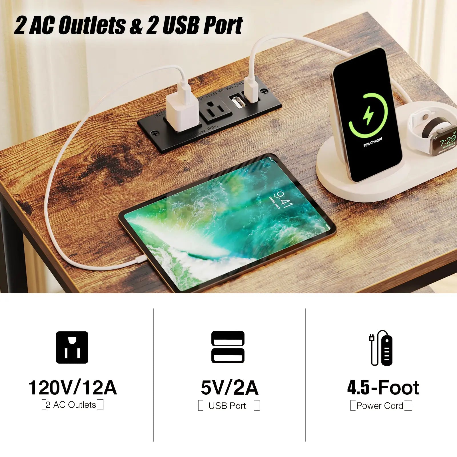 ETL Listed Recessed Outlet with USB