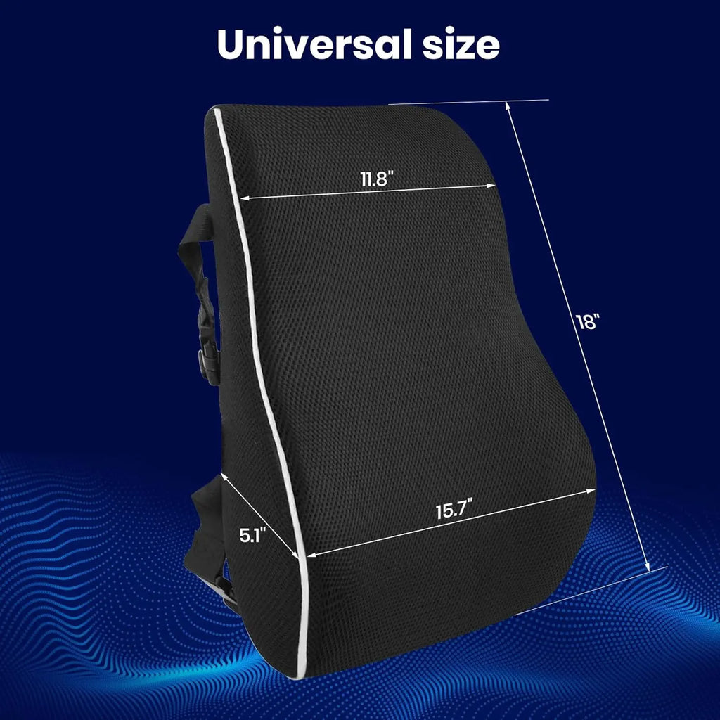 Ergonomic Lumbar Support Breathable Foam Cushion