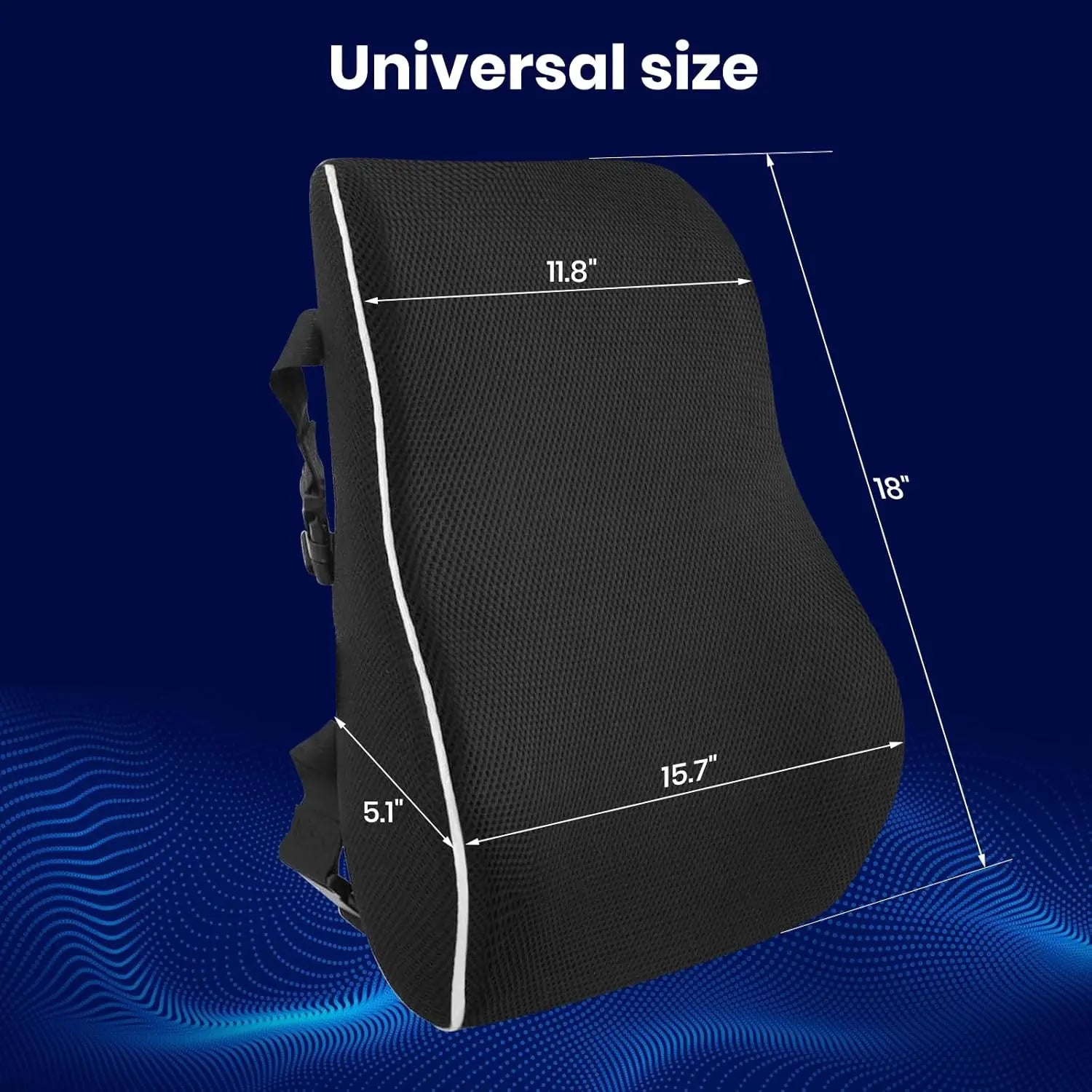 Ergonomic Lumbar Support Breathable Foam Cushion