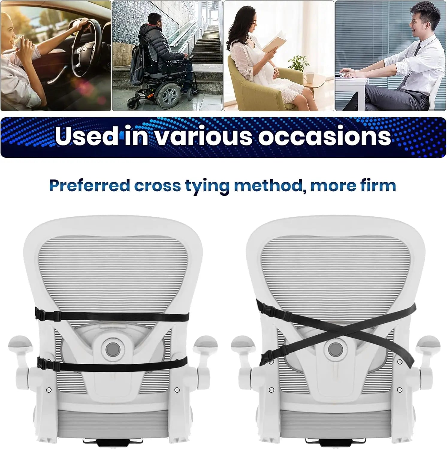 Ergonomic Lumbar Support Breathable Foam Cushion