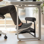 Ergonomic Under-Desk Adjustable Foot Rest with Relief Platform