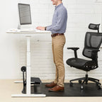 Ergonomic Under-Desk Adjustable Foot Rest with Relief Platform