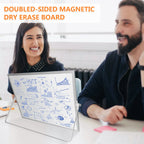 Large Dry Erase Magnetic Desktop Whiteboard-2 Pcs