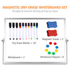 Large Dry Erase Magnetic Desktop Whiteboard-2 Pcs