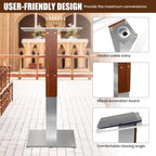 Stainless Steel Podium Stand with Acrylic Reading Surface