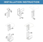 Under-Desk Adjustable PC Mount - Ciao Stilista #