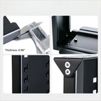 Under-Desk Adjustable PC Mount - Ciao Stilista #