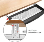 Under Desk Sliding Keyboard Tray