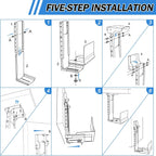 Upgraded Wall Mount Heavy Duty Computer PC Case