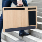 Versatile Wooden Portable Lap Desk with Cushion - Ciao Stilista #