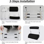 Adjustable Foot & Leg Rest with Detachable Cushion