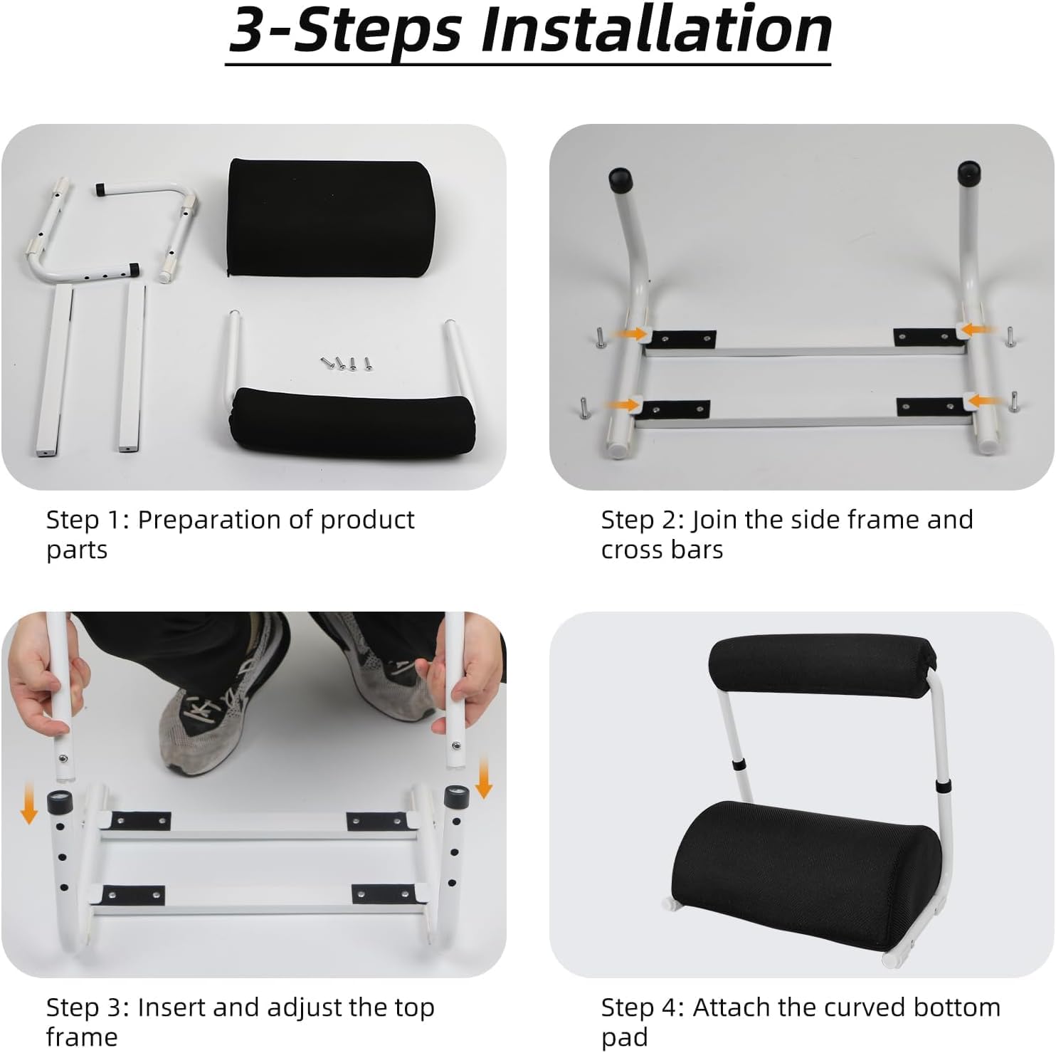 Adjustable Foot & Leg Rest with Detachable Cushion