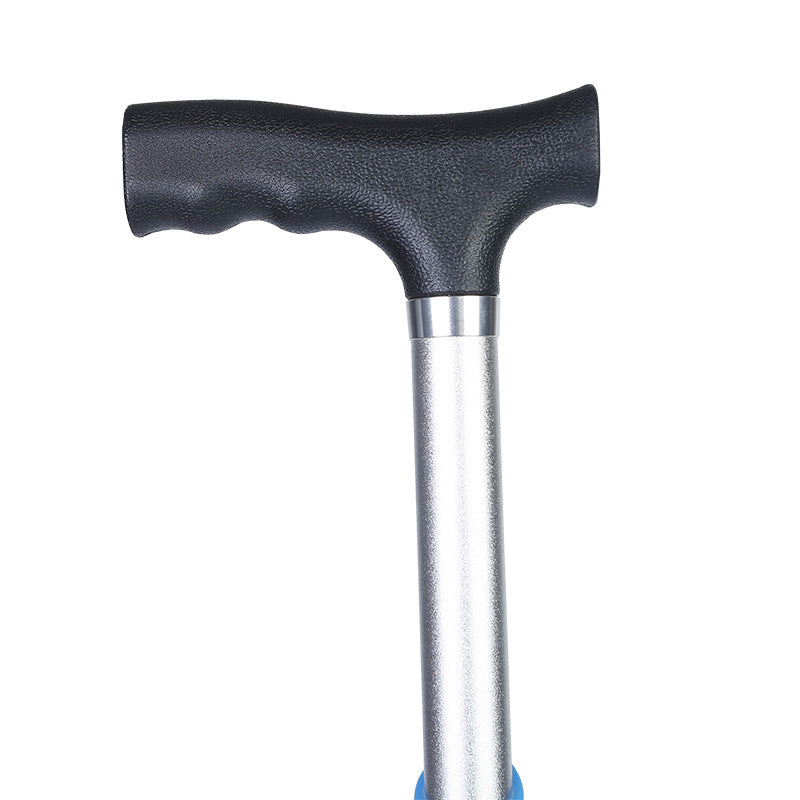 Cleye aluminum alloy folding crutch stool telescopic adjustable height multi-functional cane