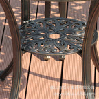 Outdoor Cast Aluminum Disassembly Tables And Chairs Balcony Outdoor Courtyard Leisure Tables And Chairs Outdoor Coffee Shop Dining Room Tables And Chairs