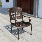 Outdoor Tables And Chairs Courtyard European Cast Aluminum 35 Piece Terrace Combination Outdoor Garden Iron Furniture Balcony Leisure
