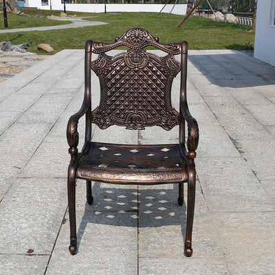 Outdoor Tables And Chairs Courtyard European Cast Aluminum 35 Piece Terrace Combination Outdoor Garden Iron Furniture Balcony Leisure