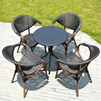 Outdoor Coffee Shop Tables And Chairs Outdoor Commercial Street Places Leisure Rattan Tables And Chairs Balcony Tables And Chairs Three Piece Set Of Outdoor Rattan Chairs