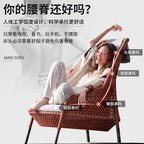 Outdoor Furniture Rattan Sofa Terrace Designer Leisure Open-air Garden Sofa Outdoor Rattan Chair Sofa