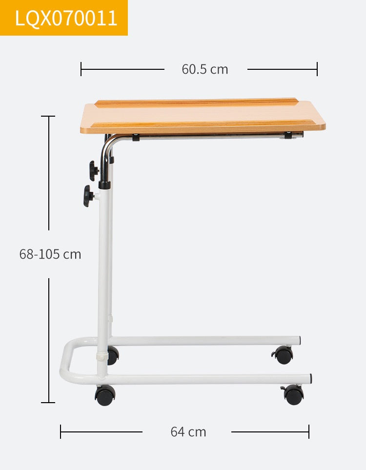 bedside table elderly patient bed table mobile lifting lazy table