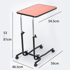 Lifting portable medical bedside table Manufacturer direct sales patient care bed table Simple computer table