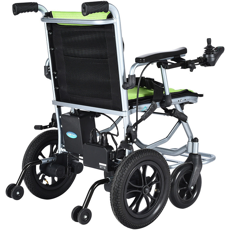 Aluminum alloy frame, gold lithium battery, electric wheelchair, portable for the disabled and the elderly