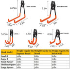 12Pack Max 80lbs Garage Hooks Wall