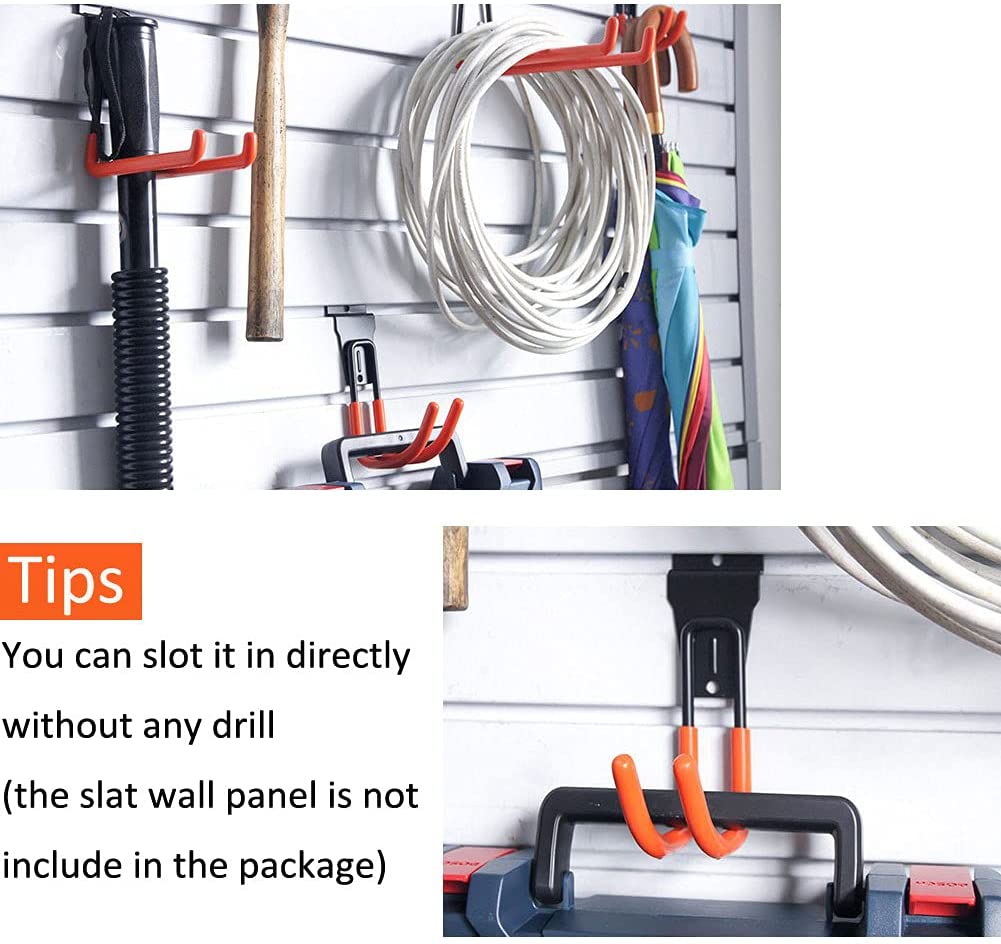 12Pack Max 80lbs Garage Hooks Wall