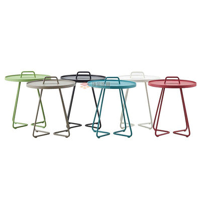Foshan Direct Supply Color Tea Table Outdoor Simple Tea Table Beach Terrace Living Room Furniture Leisure Tea Table