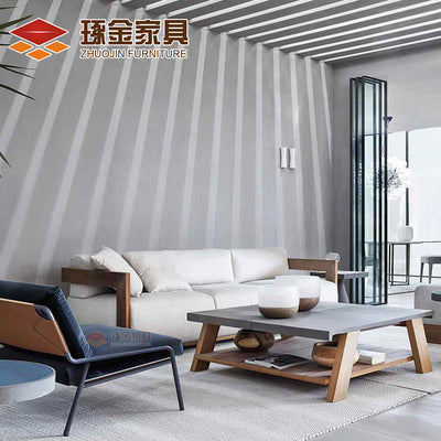Direct Supply Imitation Rattan Single Chair Living Room Leisure Lazy Sofa Balcony Restaurant Terrace Coffee Table Combination