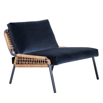 Direct Supply Imitation Rattan Single Chair Living Room Leisure Lazy Sofa Balcony Restaurant Terrace Coffee Table Combination
