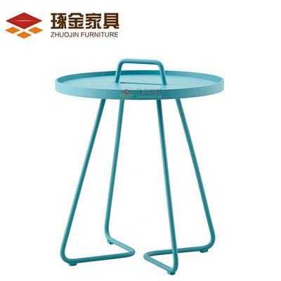 Foshan Direct Supply Color Tea Table Outdoor Simple Tea Table Beach Terrace Living Room Furniture Leisure Tea Table