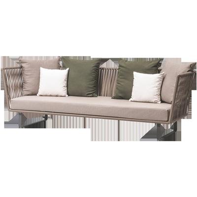 Nordic Outdoor SOFA DOUBLE Outdoor Courtyard Rattan Sofa Outdoor Garden Leisure Corner Sofa Tea Table Combination