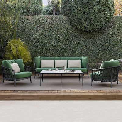 Nordic Outdoor Sofa Designer Rattan Chair Sofa Single Chair Balcony Rattan Sofa Outdoor Courtyard Homestay Furniture