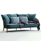 Nordic Outdoor Sofa Designer Rattan Chair Sofa Single Chair Balcony Rattan Sofa Outdoor Courtyard Homestay Furniture