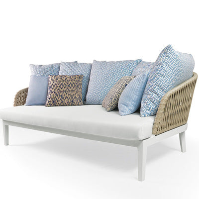 Outdoor Sofa Courtyard Terrace Balcony Three People Leisure Living Room Combination Rattan Art Outdoor Rattan Chair Rattan Sofa
