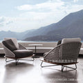 High Quality Designer Rattan Art Sofa Model Room Sales Department Hotel Terrace Outdoor Sofa