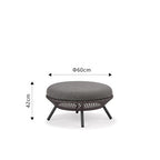 Outdoor Rattan Chair Sofa Combination Terrace Balcony Courtyard Hotel Sunshine Room Rattan Weaving Art Leisure Chair Outdoor Sofa Chair