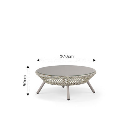 Outdoor Rattan Chair Sofa Combination Terrace Balcony Courtyard Hotel Sunshine Room Rattan Weaving Art Leisure Chair Outdoor Sofa Chair