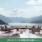 High Quality Designer Rattan Art Sofa Model Room Sales Department Hotel Terrace Outdoor Sofa