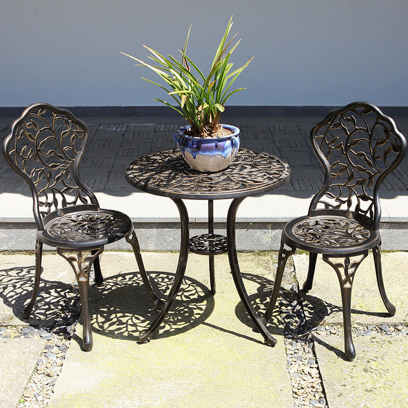 Cast Aluminum Patio Bistro Table Set