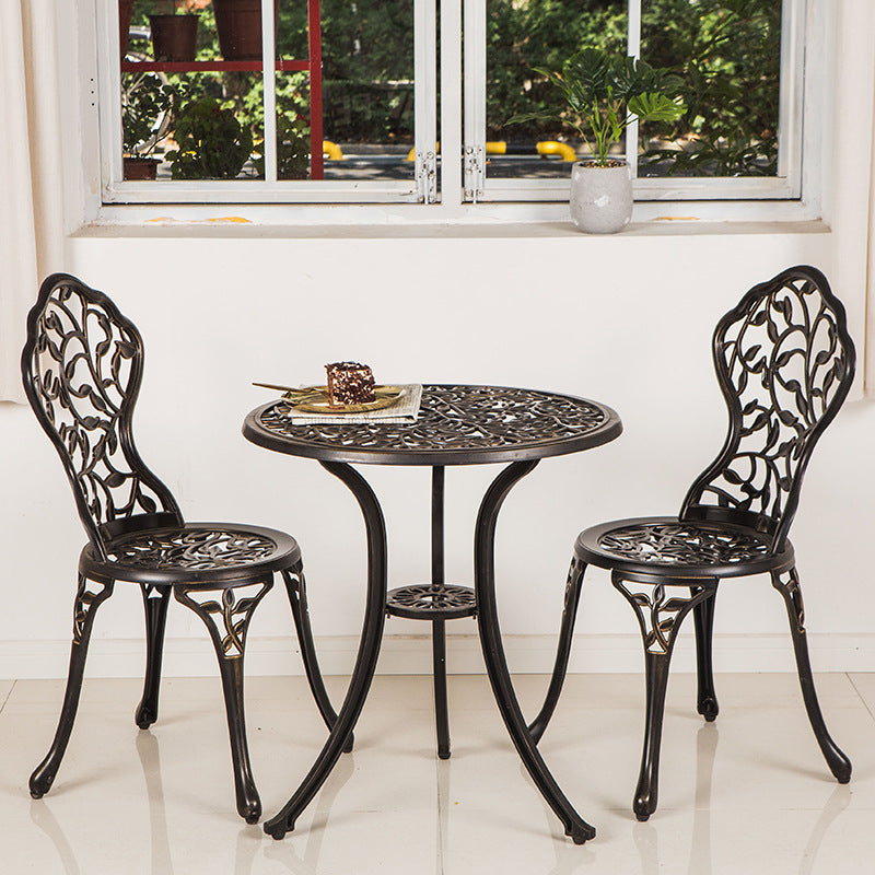 Cast Aluminum Patio Bistro Table Set