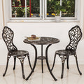 Cast Aluminum Patio Bistro Table Set