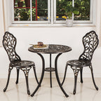 Cast Aluminum Patio Bistro Table Set