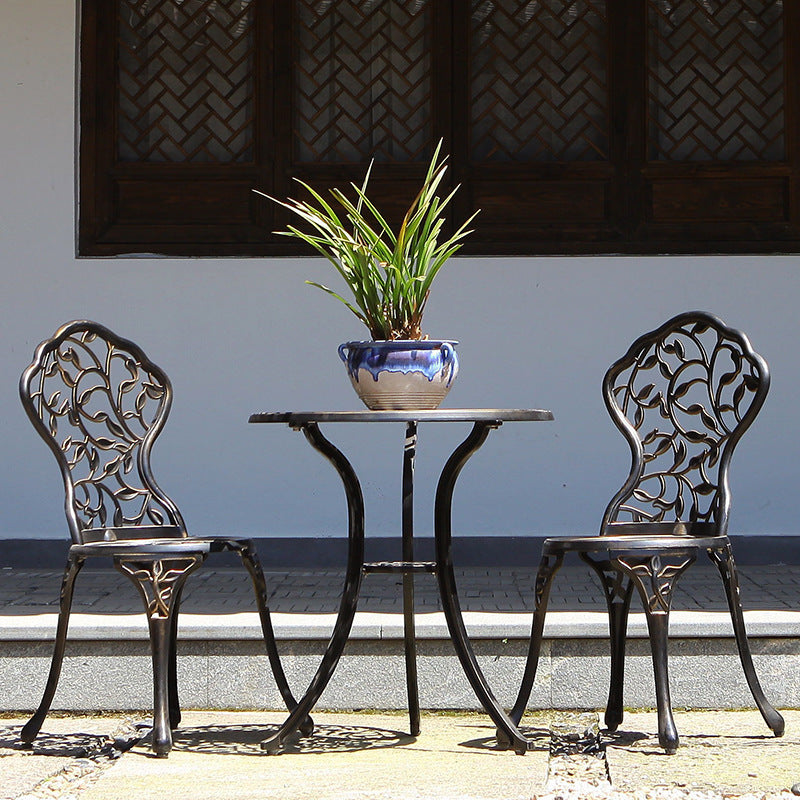 Cast Aluminum Patio Bistro Table Set